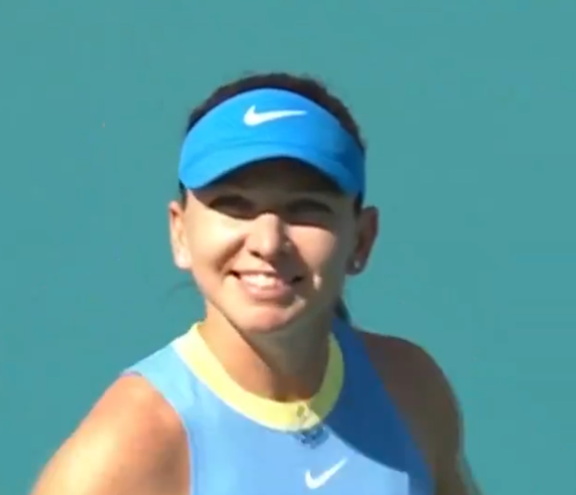 Playsport Gestul discret făcut de Halep când i a văzut pe români la