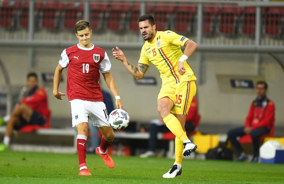 Andrei Burcă a evoluat în barajul Islanda 2-1 România