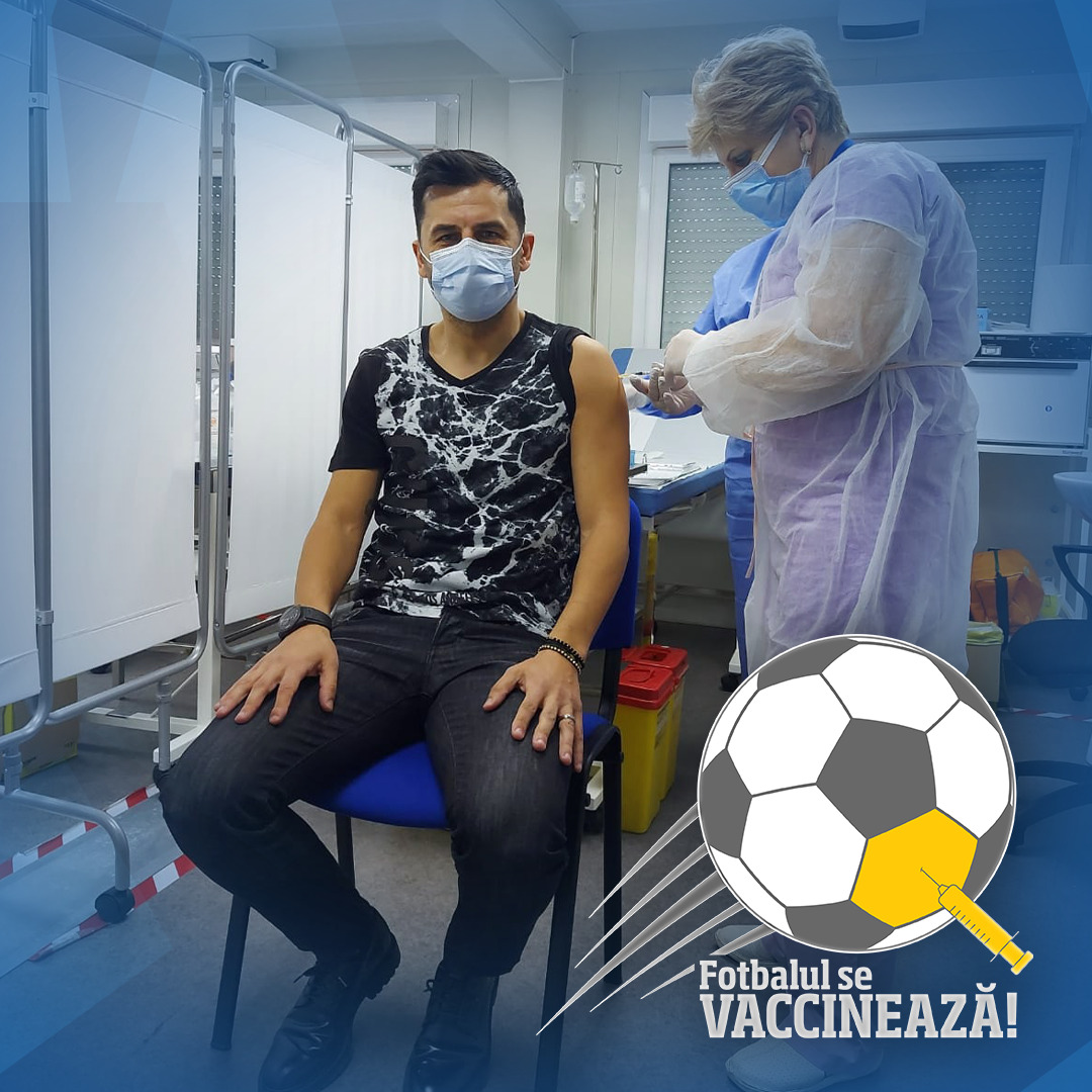 Se vaccinează fotbaliștii! Imagini cu primii jucători și antrenori de la loturile naționale care s-au vaccinat anti-Covid