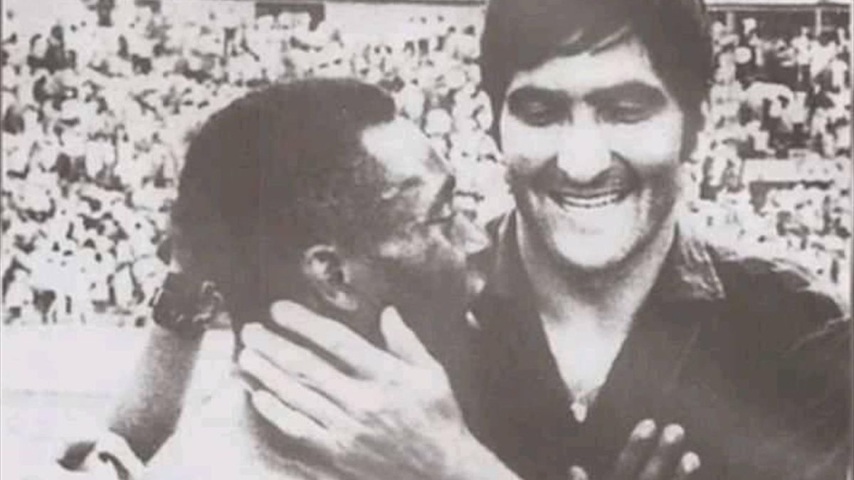 Rică Răducanuă, alături de Pele la Mondialul din 1970