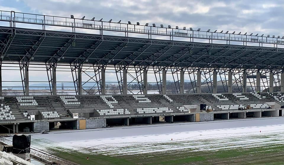 Stadion nou în Liga I gata să fie dat în folosință. Cum arată bijuteria din inima României