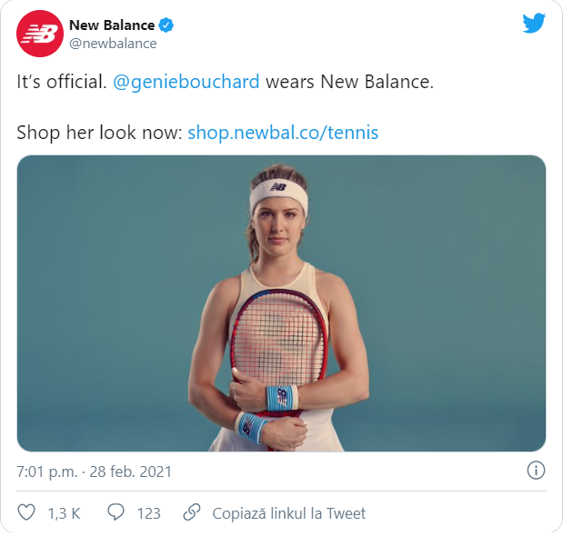 Eugenie Bouchard, la fel ca Sorana Cîrstea