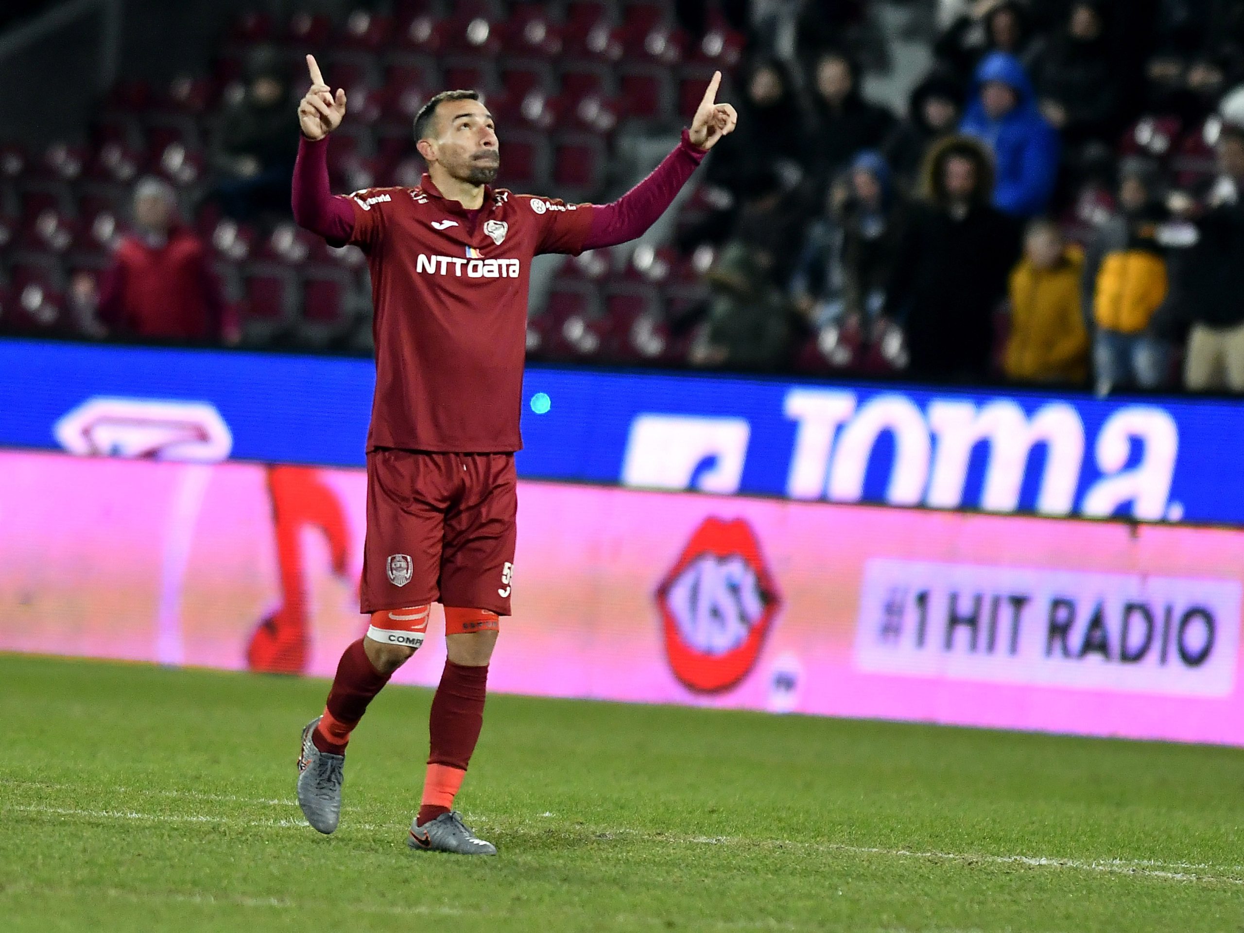 Paulo Vinicius o duce pe CFR Cluj în fruntea clasamentului, după ce a marcat golul victoriei cu UTA Arad