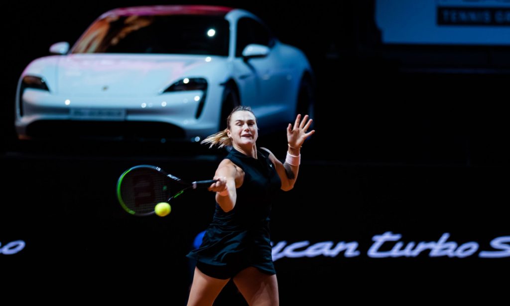 Aryna Sabalenka, în meciul cu Simona Halep / Foto: Profimedia