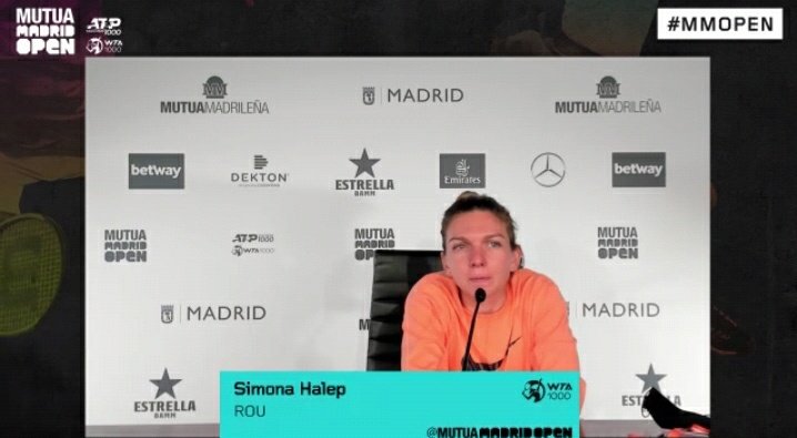 Reactia Simonei Halep dupa ce a parasit in optimi turneul lui Ion Tiriac