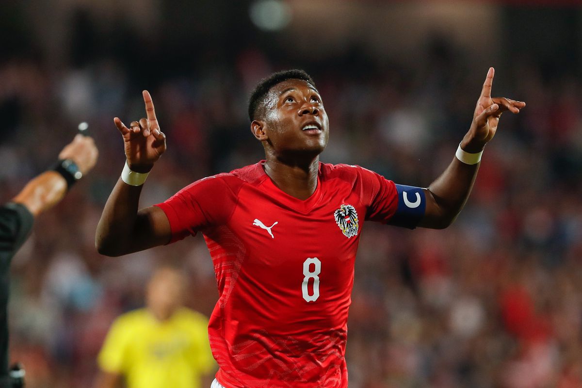 David Alaba, în tricoul naţionalei austriece 