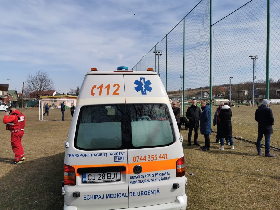 Răzvan Burleanu, martor la o accidentare groaznică în duelul CFR Cluj U19 - Viitorul Cluj U19