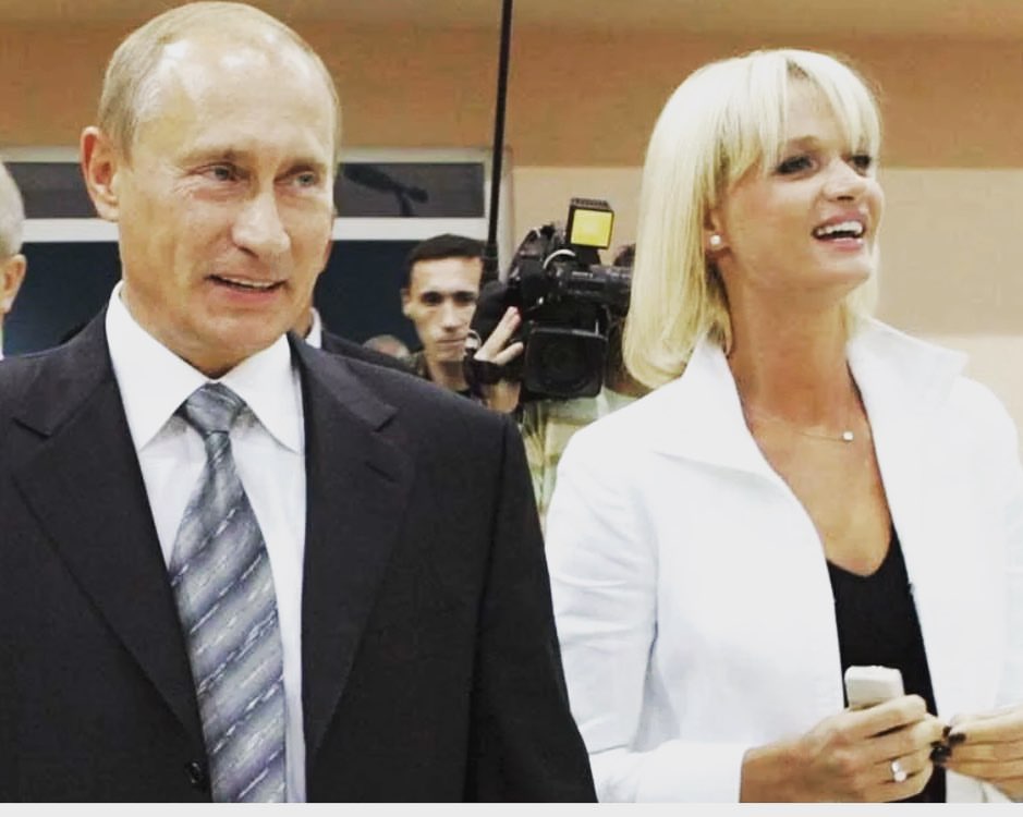 Svetlana Khorkina și Vladimir Putin. Sursă foto: Instagram