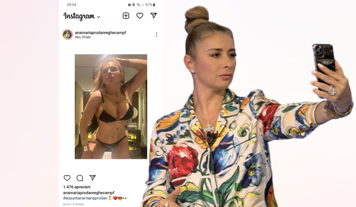 Anamaria Prodan, încă o fotografie dezbrăcată. Sursa foto: Instagram