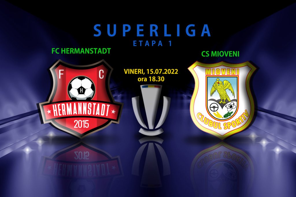 LIVE SCORE Hermannstadt – CS Mioveni, de la 18:30. Primul meci din Superliga