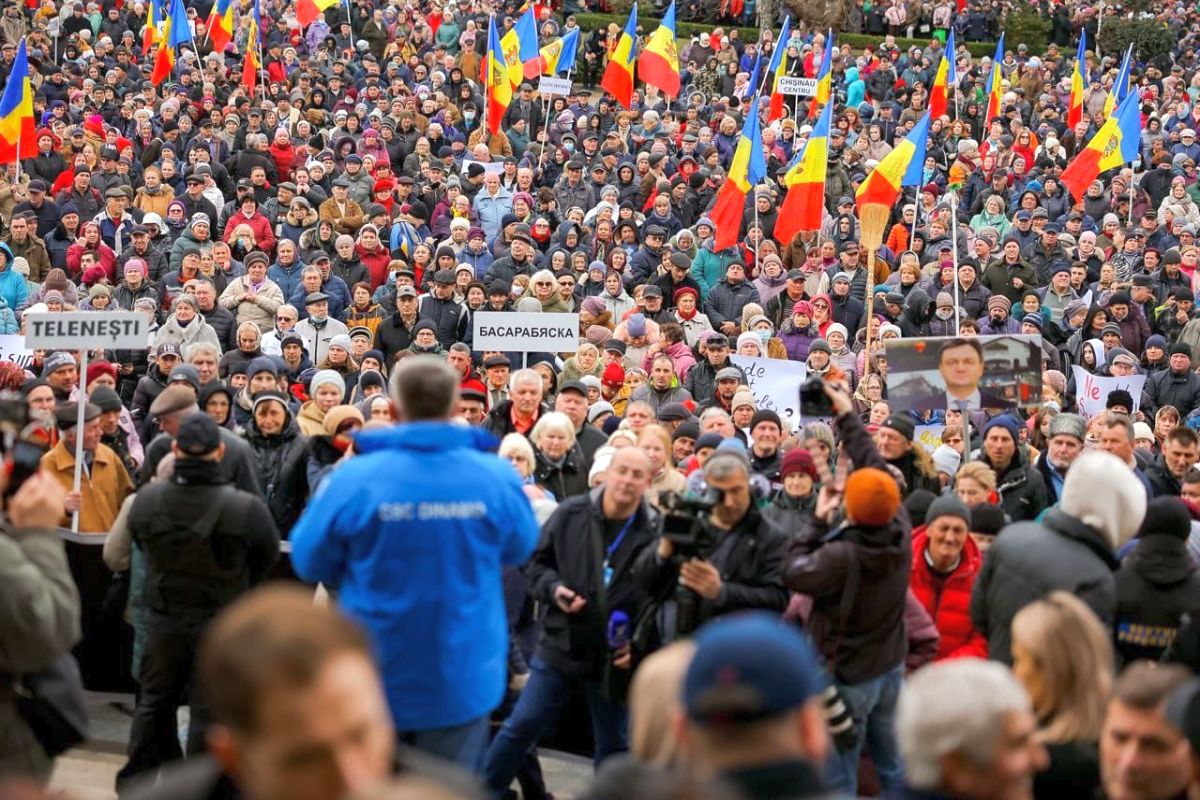 Protestul la care a participat şi Maria Tauber 