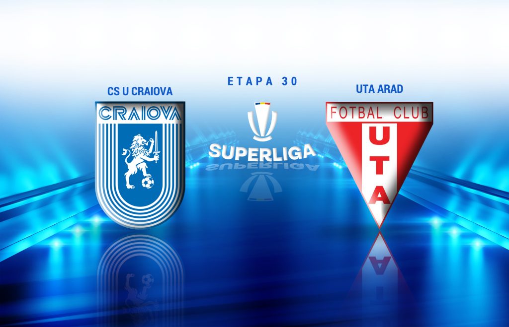 Universitatea Craiova – UTA, ora 20:30, Live pe Playsport.ro. Alb-albaștrii caută cea de-a treia victorie consecutivă