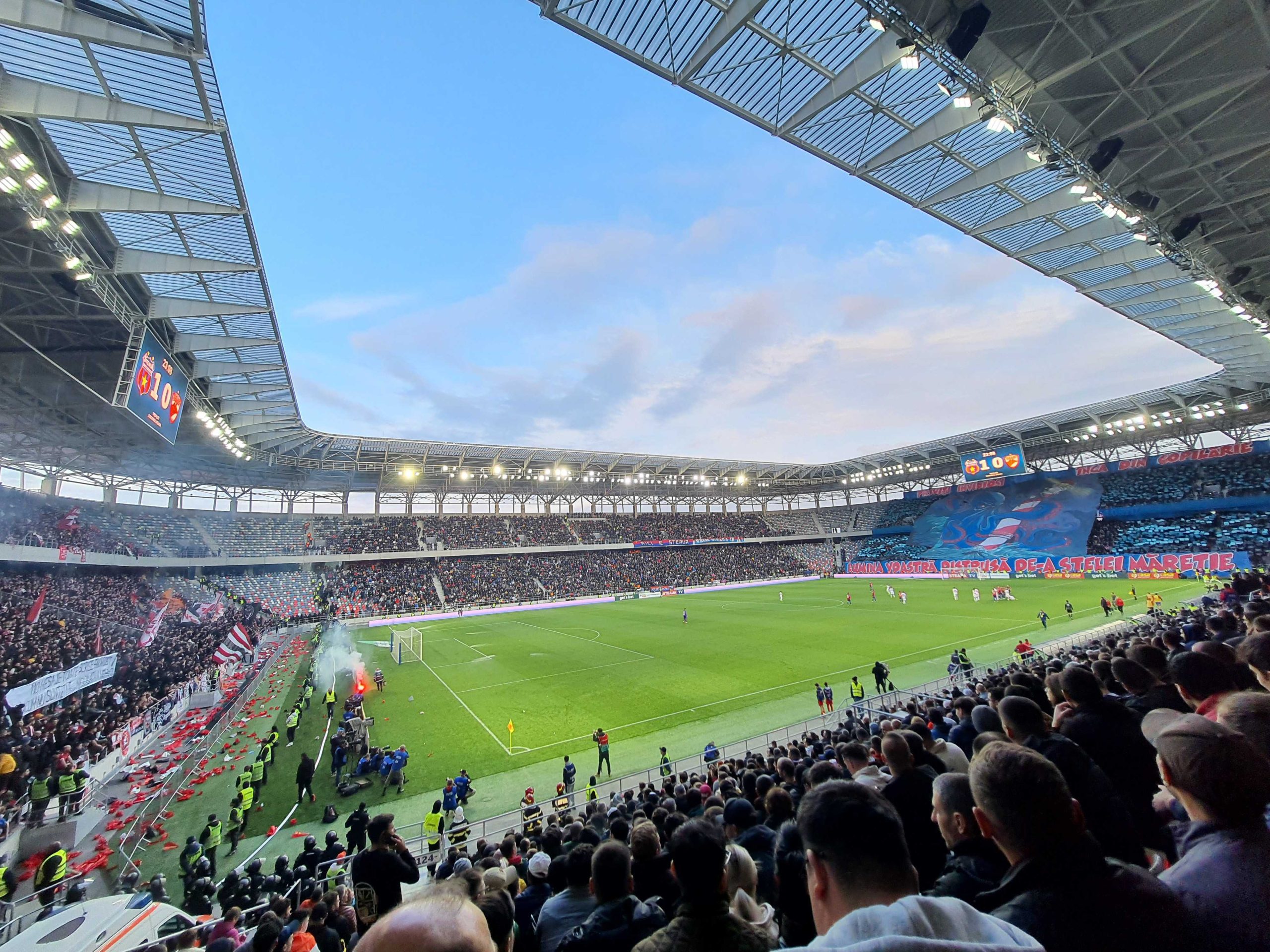 Playsport Atmosfer Incendiar La Derby Ul Steaua Dinamo Fanii