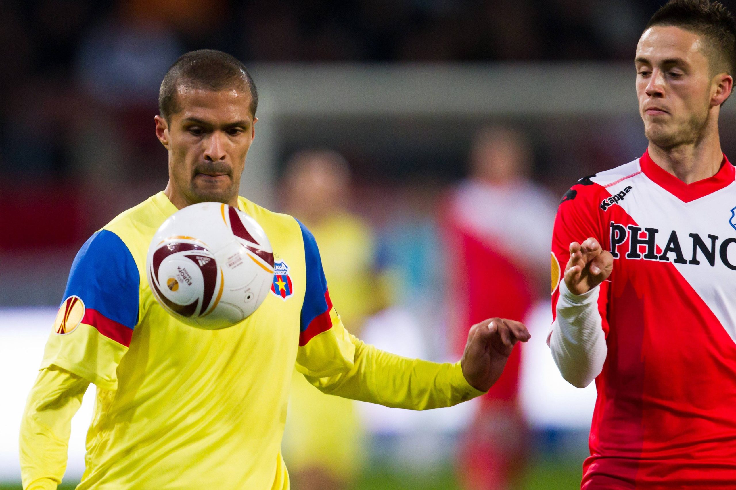 Geraldo alves, în echipamentul celor de la FCSB, sursă foto: Imago 