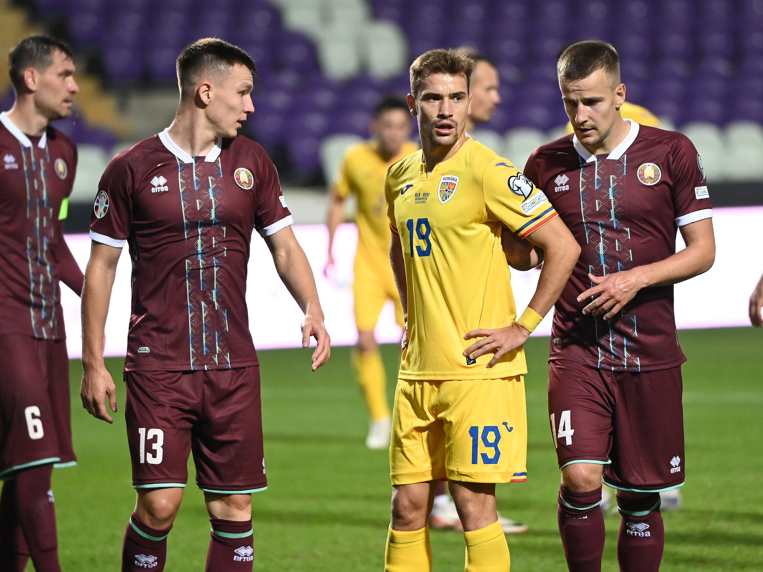 Olaru a fost folosit în partida cu Belarus din minutul 77 © FOTO:Razvan Pasarica/SPORT PICTURES