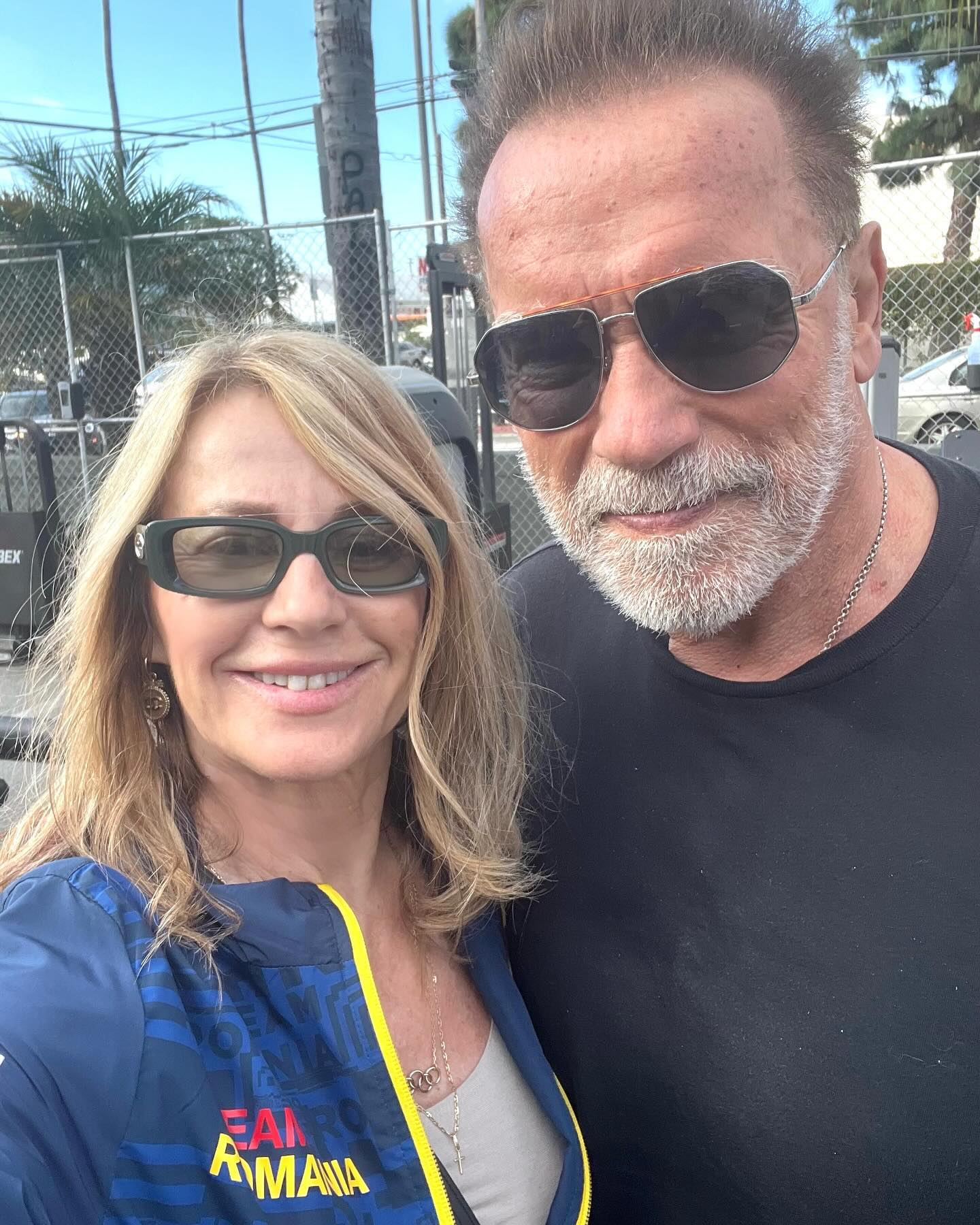 Nadia Comăneci, o nouă apariție alături de Arnold Schwarzenegger. Cum s-au fotografiat cei doi pe Instagram